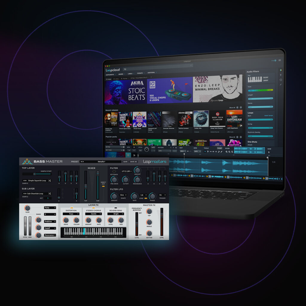 Holiday Shopping Spotlight: Loopcloud Offers Huge Promotion – 3 months of Loopcloud for $3 and Bass Master Plug-in for free!