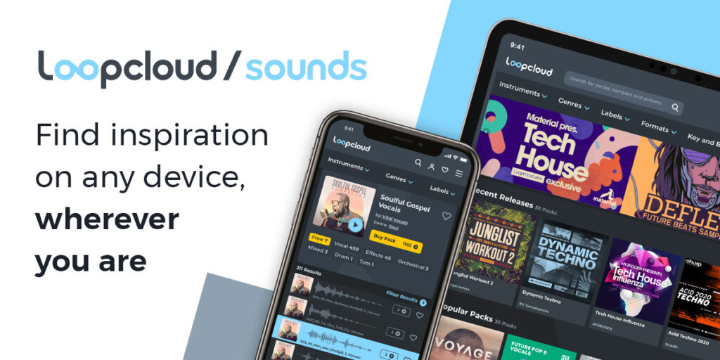 Loopcloud Has Launched It’s New Website Loopcloud / sounds