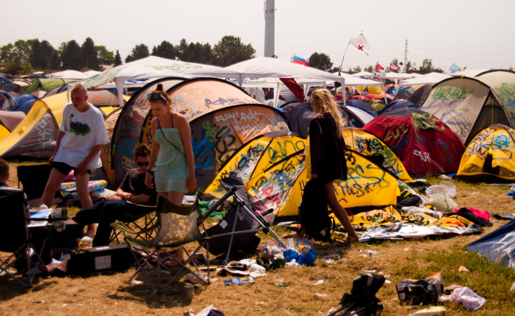 Festival Owners: Stop Leaving Your Tents As Trash After One Use