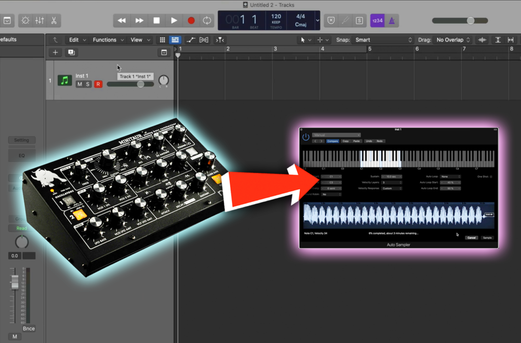 Spotlight: Point Blank Techtorial – How to Sample Hardware Easily Using Logic Pro’s Auto Sampler