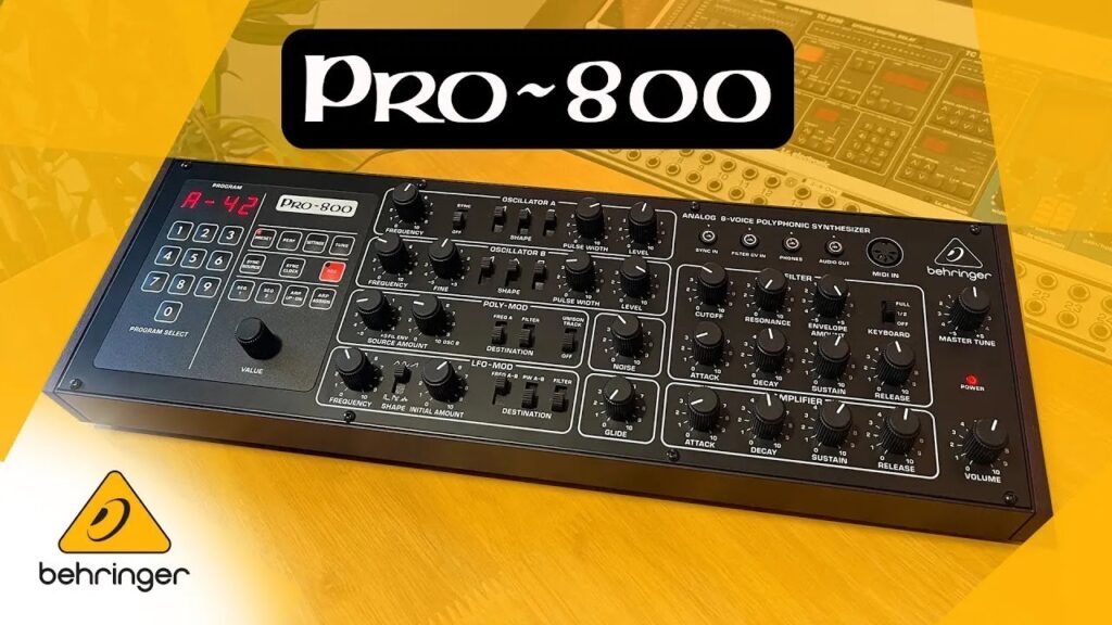 Behringer Teases New Polyphonic Clone: Will The PRO-800 Be The Desktop Synth of 2023?