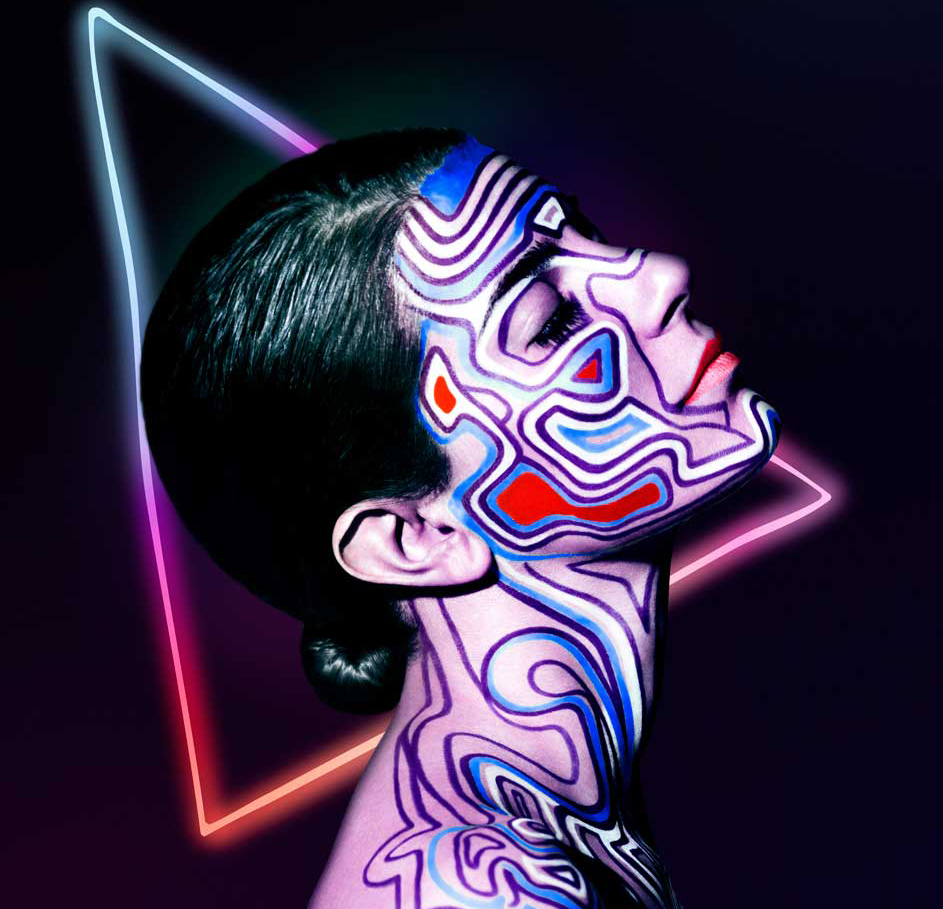 The Two Distinct Halves Of Afrobeta Equals 100% DayGlo Colored Glory