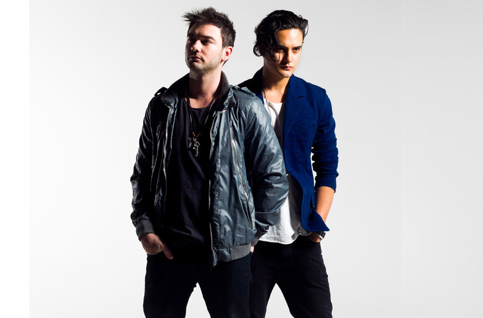 A Chat With Rising Stars Feenixpawl Backstage At The Yost Theater in Santa Ana, California