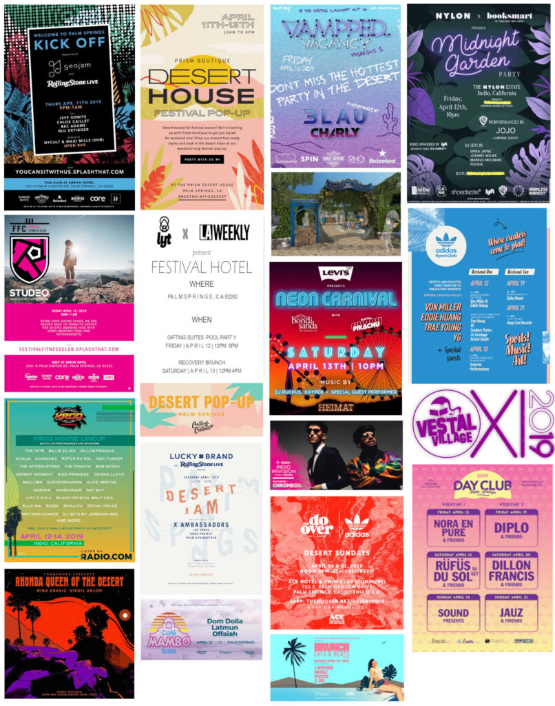 Coachella 2019 Preview: Party Party Parties in The Desert!