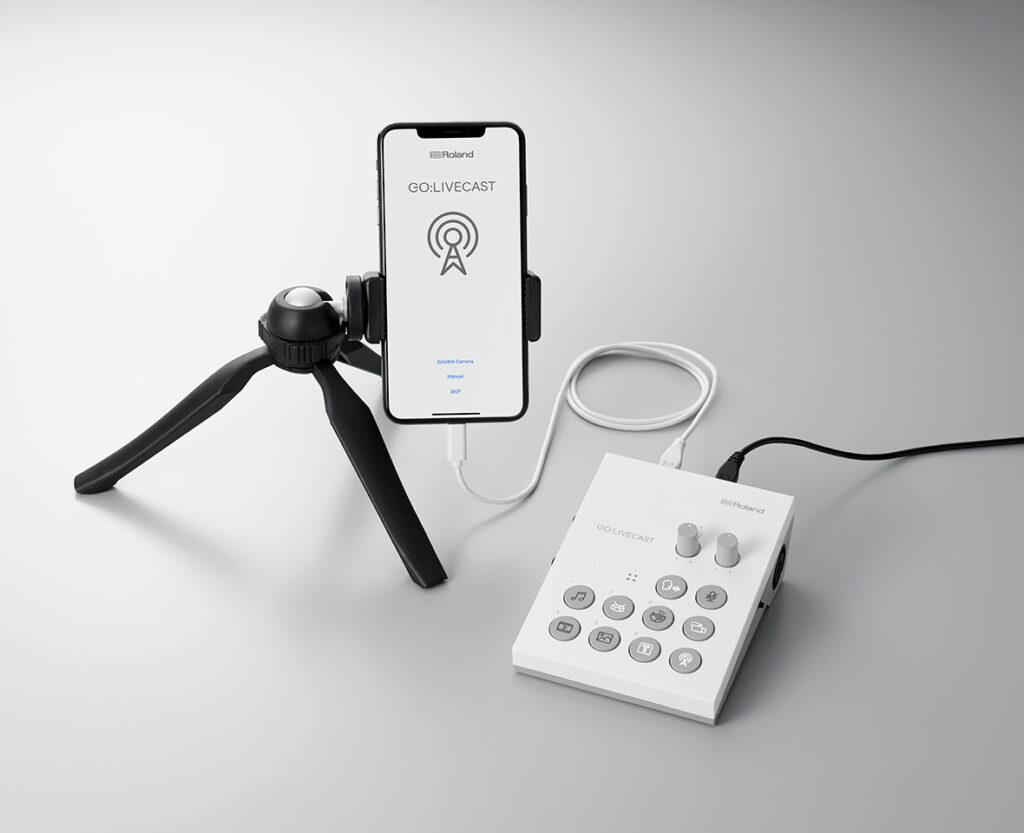 Roland’s New GO:LIVECAST – A Mobile Live Stream Solution For Popular Streaming Services