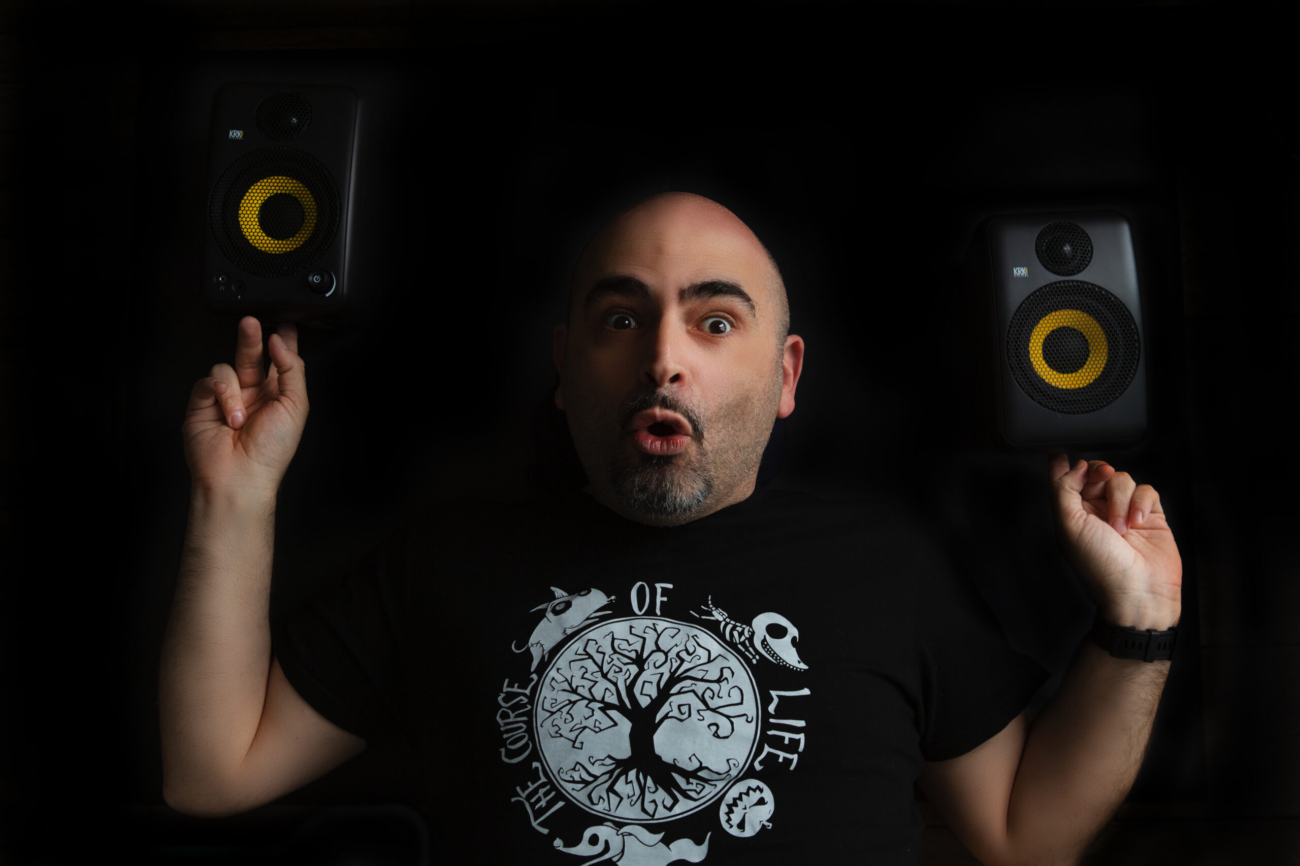 Italian Musician Luca Guercio Credits KRK GoAux 4 Monitors for High-Quality Sound and Portability on the Road