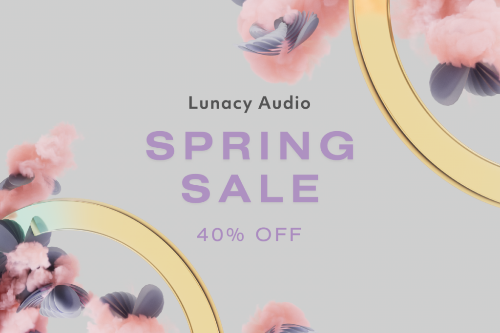 LUNACY AUDIO ANNOUNCES SPRING SALE WITH PASTELS CUBE EXPANSION