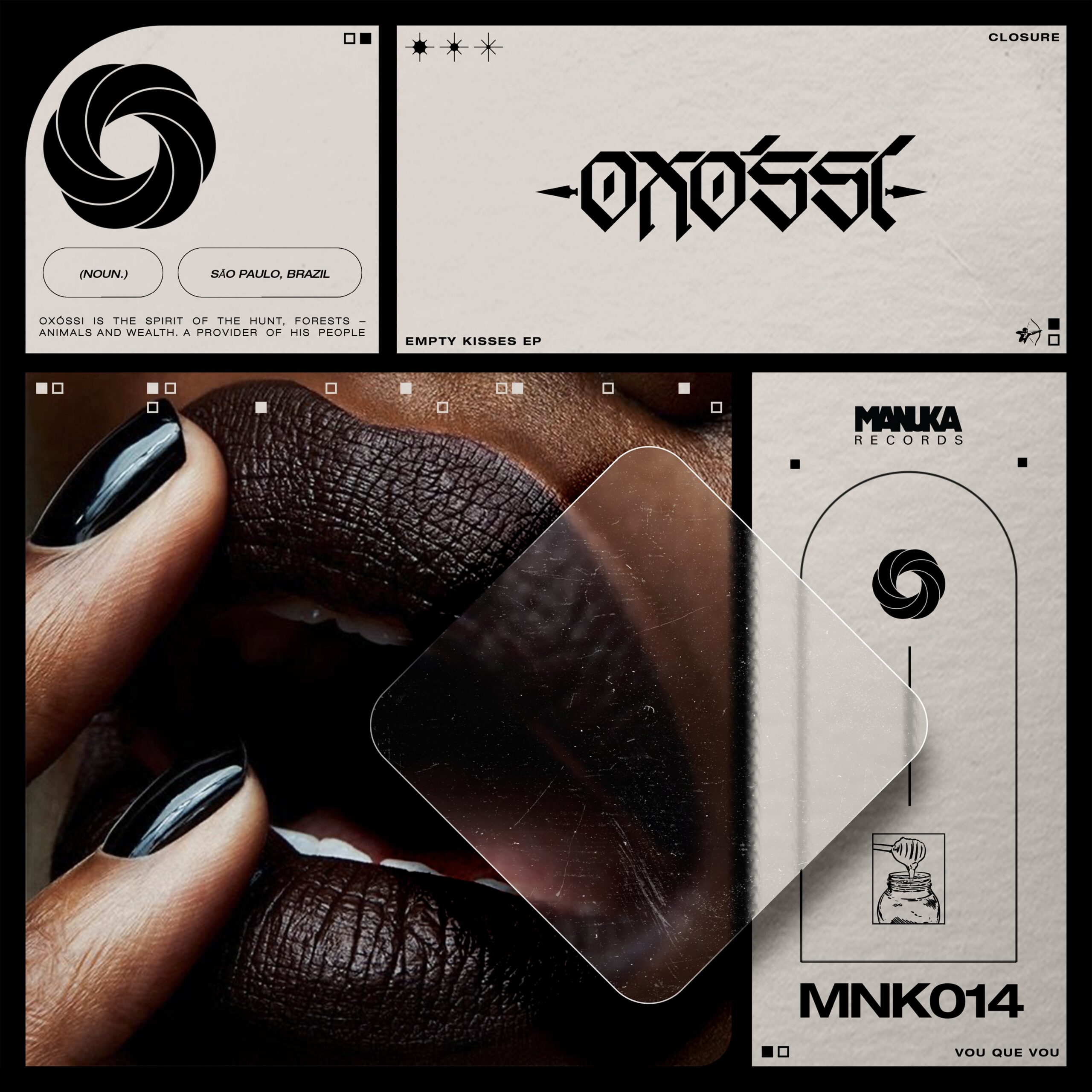 EP Review: Oxossi – Empty Kisses (MNK014)