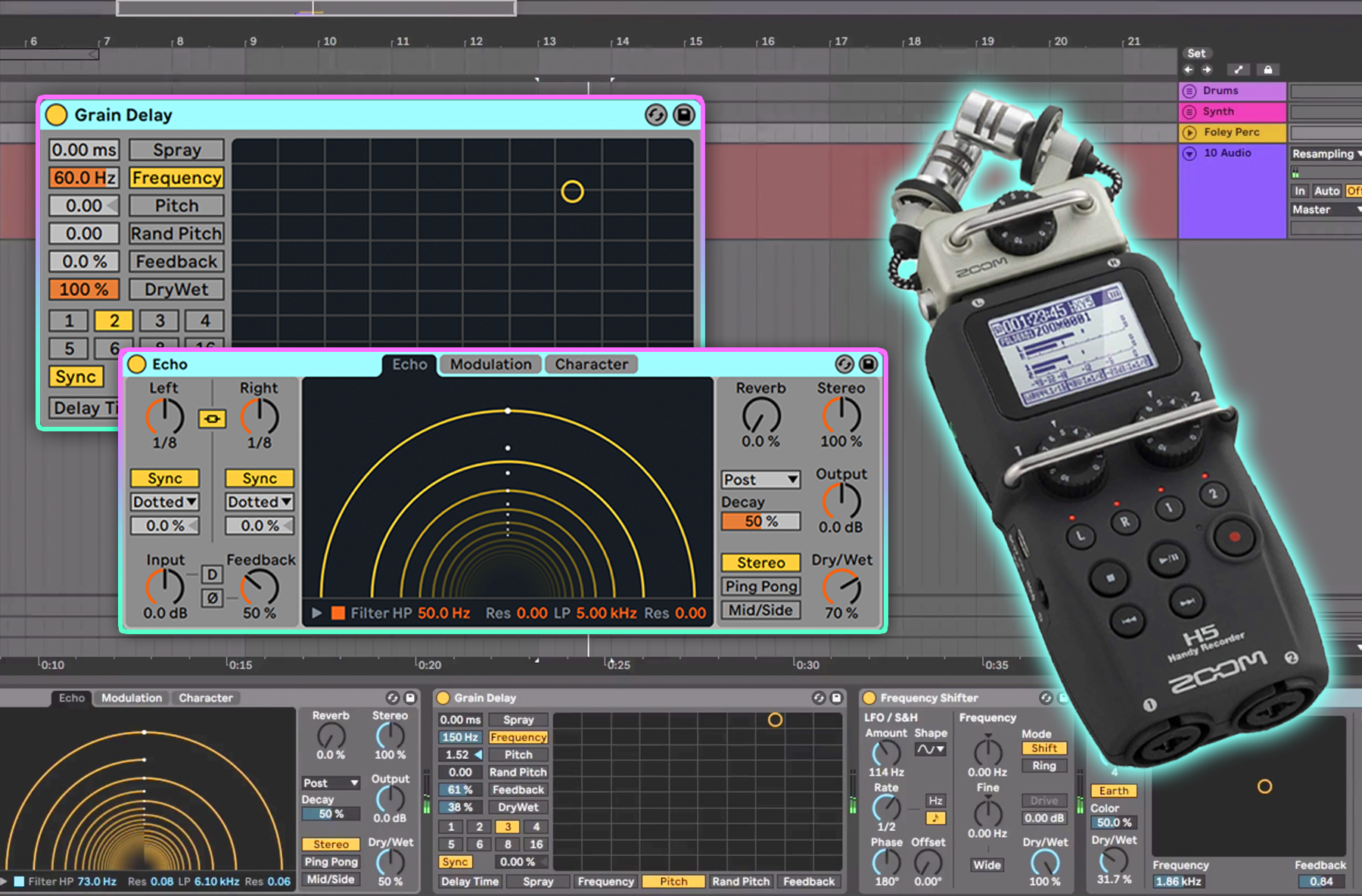 Spotlight: How to Create Organic Percussion & Textures in Ableton Live – Point Blank Techtorial