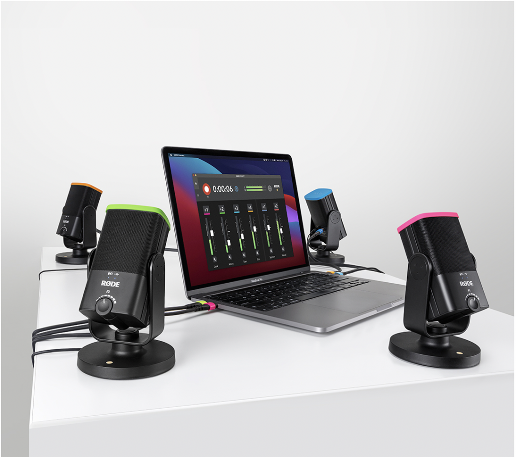 Podcast Like A Pro On Your Laptop With Up To Four Mics At Once With The New RODE Connect App