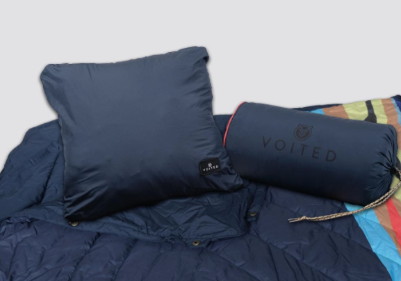 The Perfect Festival Camping Combo – Meet The Voited Pillow Blanket and Soul Slipper