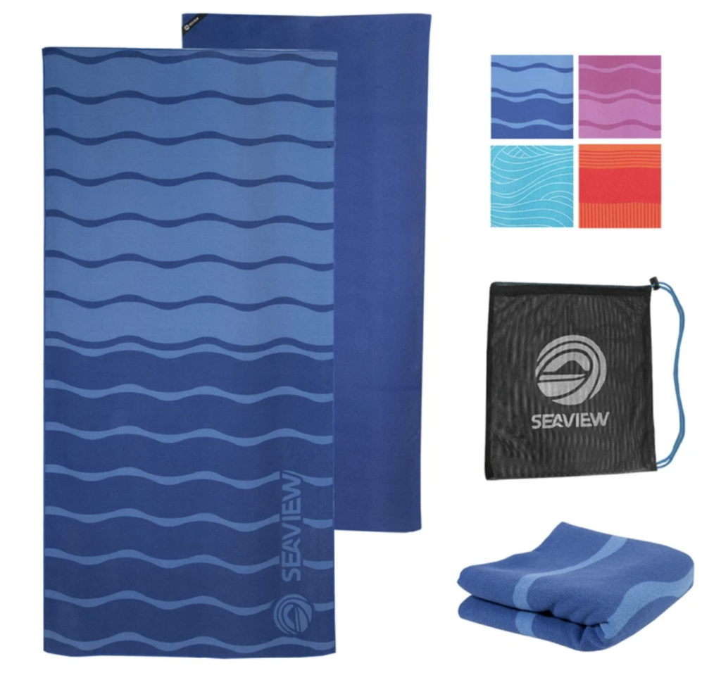 Hit The Beach, Lake, Pool or Music Festival With This Do It All Towel Made from 75% Recycled Plastic