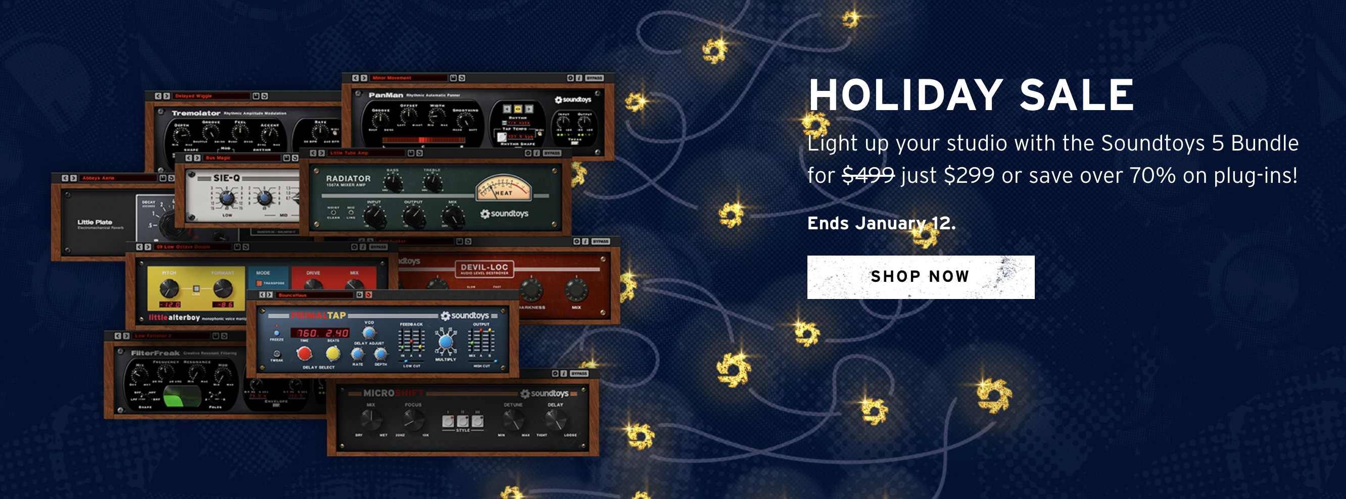 Soundtoys Holiday Sale – Get Up To 70% On Plugins Until January 12th!