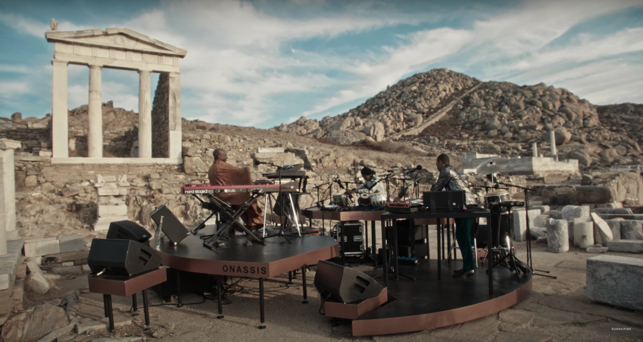 Watch Jeff Mills, Prabhu Edouard & Jean-Phi Dary Perform From Ruins On Delos, Greece