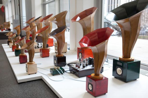 Want: 19” Hornlet Speakers By Specimen—Hi-Fi Stereos Get A Little Horny