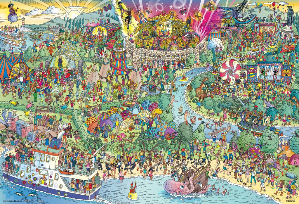 Find Daft Punk in This “Where’s Waldo” Style Festival Map