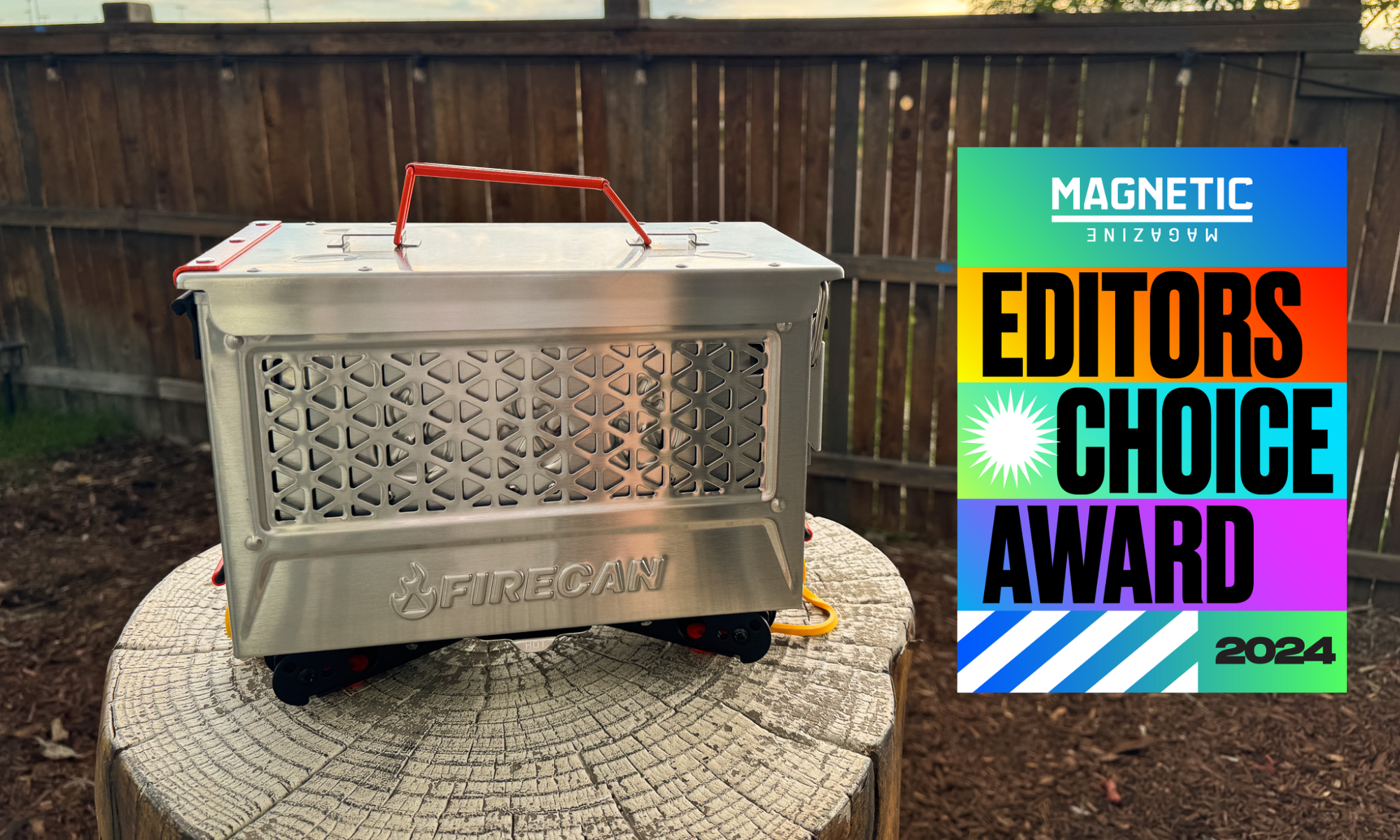 Editor’s Choice Award Winner – The Ignik Firecan Deluxe Portable Firepit and Grill