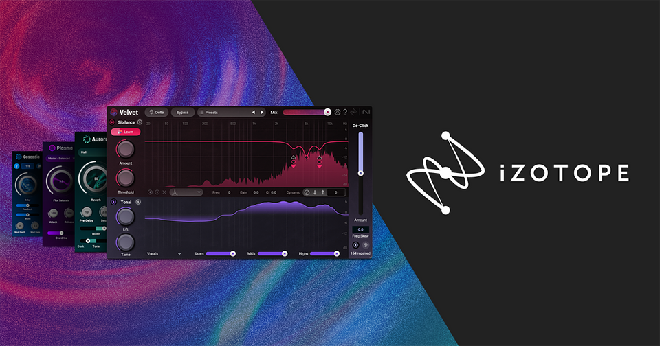 iZotope Launches Velvet: A Smarter, More Targeted De-Esser Built for Today’s Vocal Chains
