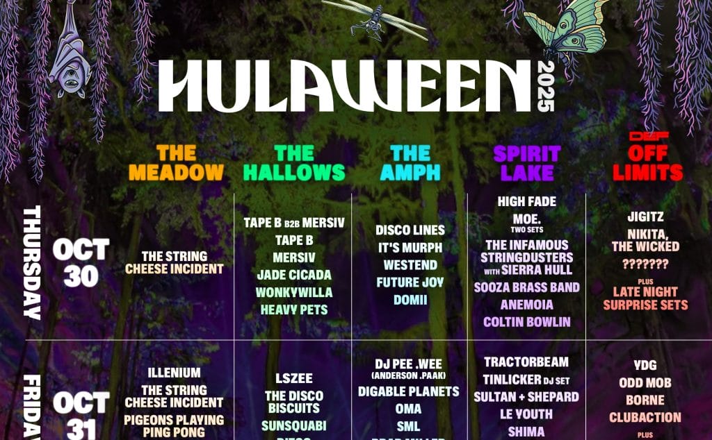 Hulaween 2025 Drops Daily Stage Lineups & 4 Immersive Themes