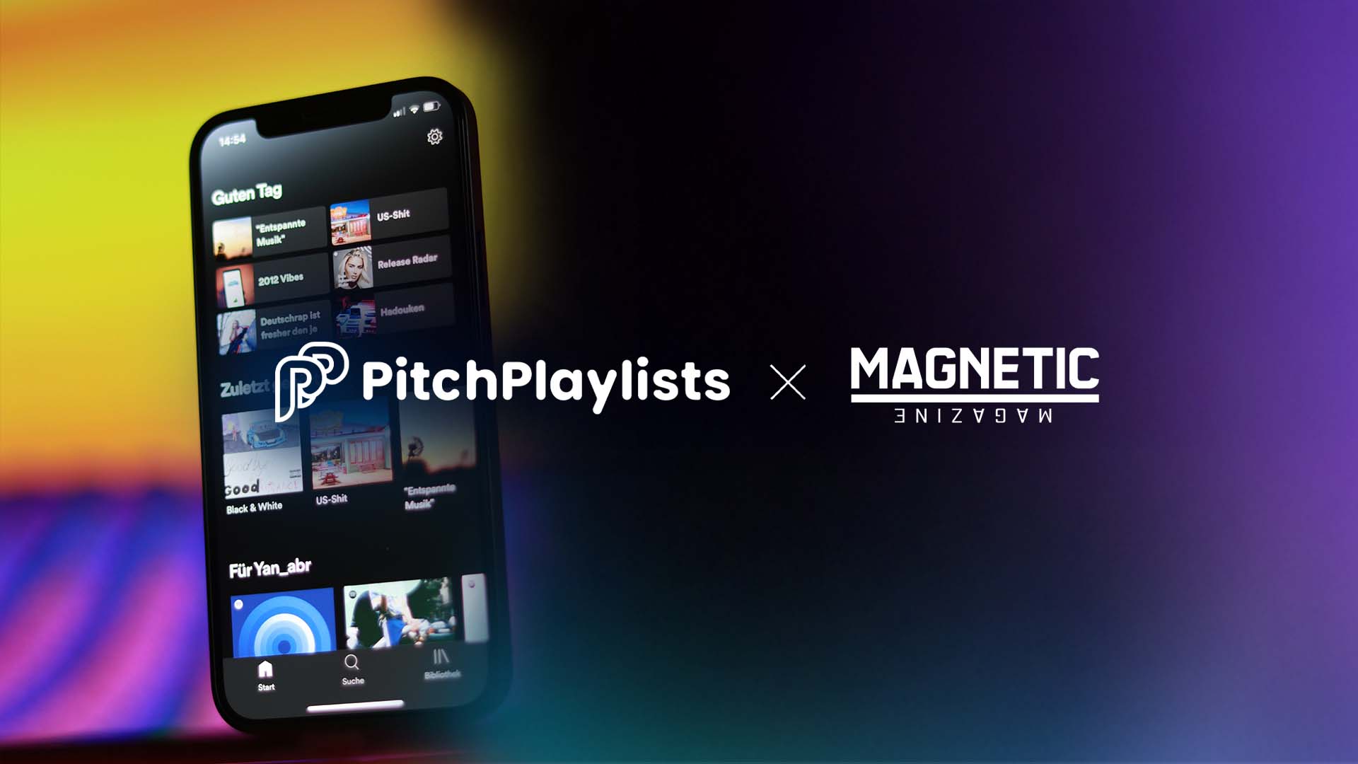Pitchplaylists homepage screen – pitch song to Spotify playlist