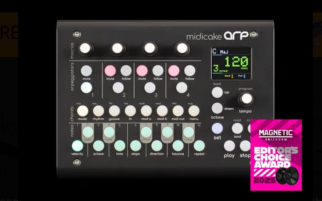 Midicake ARP Wins Editor's Choice for Its Creative Power