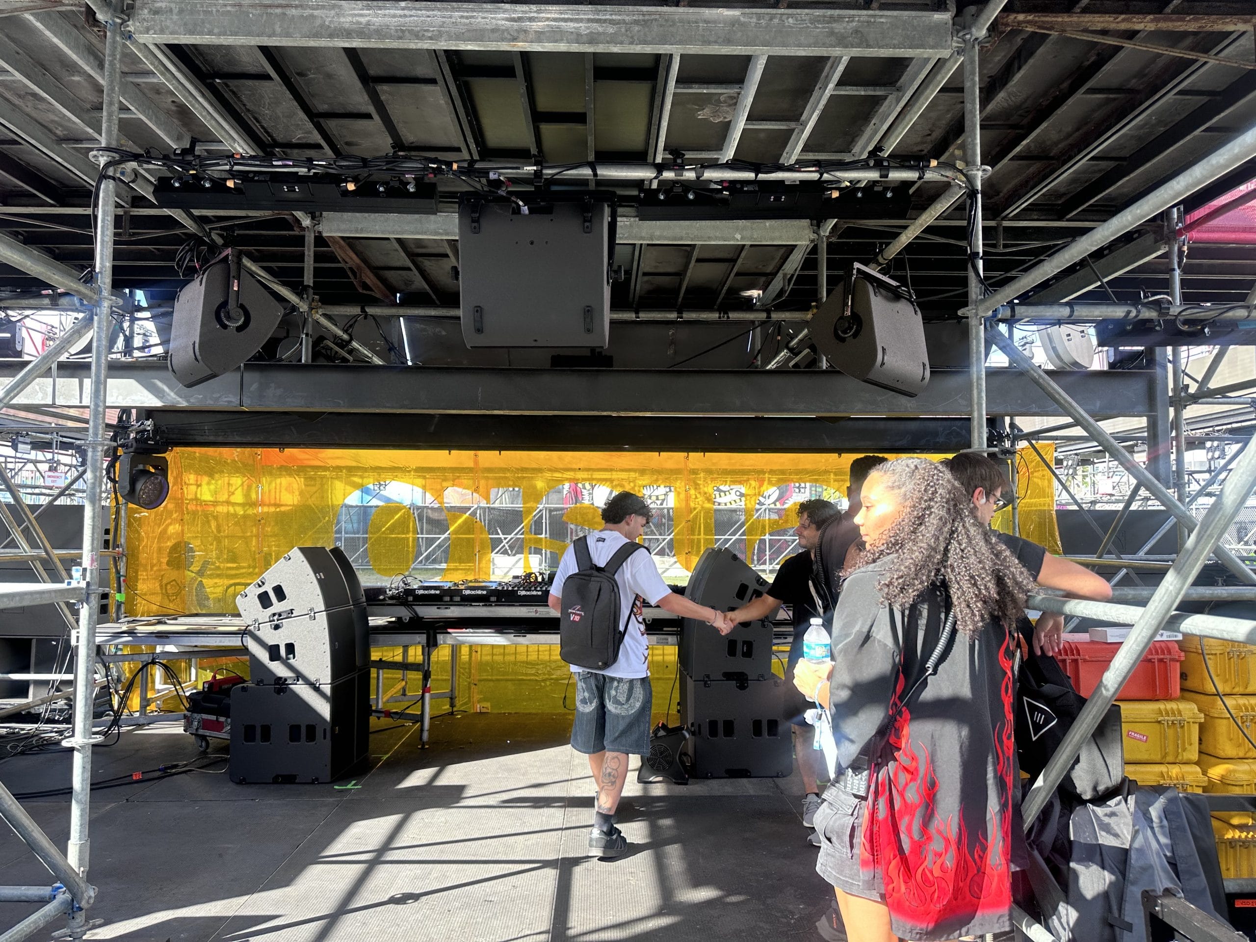 Kujo on Performing at III Points With L-Acoustics DJ