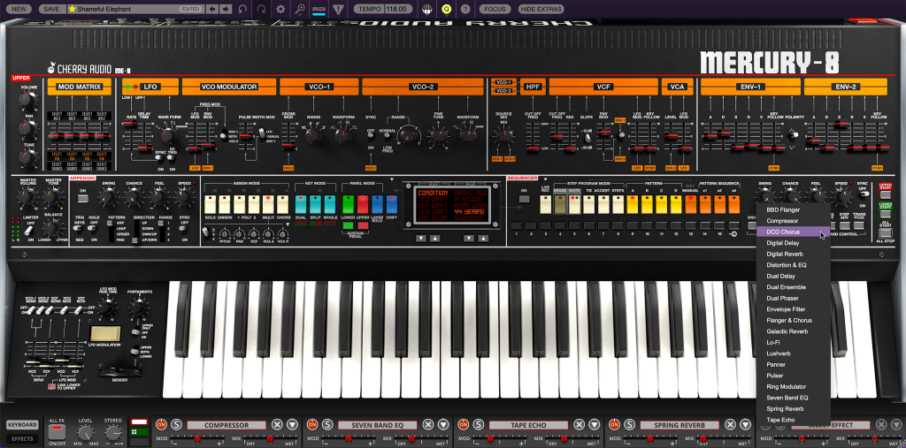 Cherry Audio Releases The Mercury-8; A Beautifully Faithful and Modernized Reinvention of the Jupiter-8