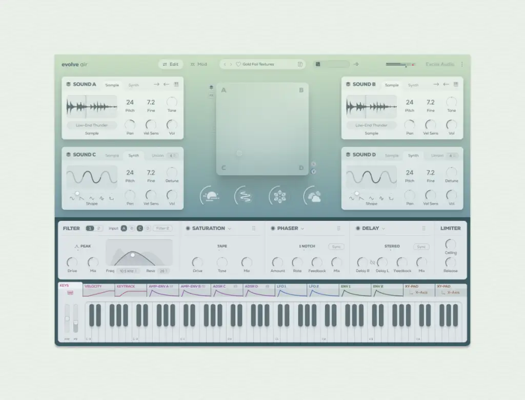 Excite Audio Launches Evolve Air With 250+ Presets and a Quad-Layer Engine