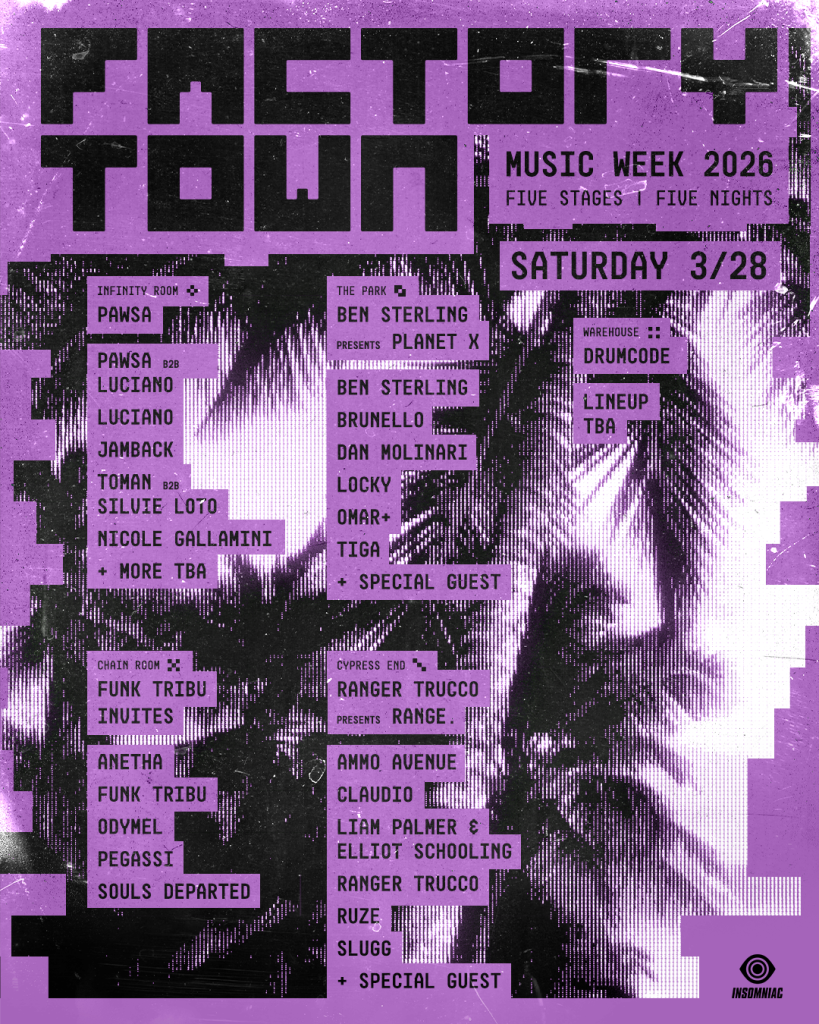 Miami Music Week 2026, Factory Town