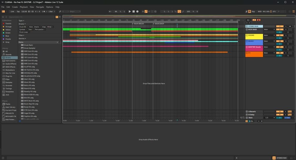 メイキング:CLARAA – No Fear feat. GHSTNR(Connected Frontline + アフロハウス)