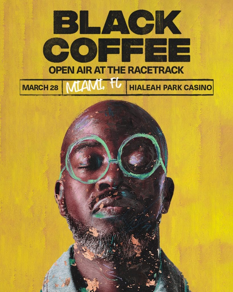 Black Coffee, Hialeah Park Casino, Miami Music Week 2026, Club Space