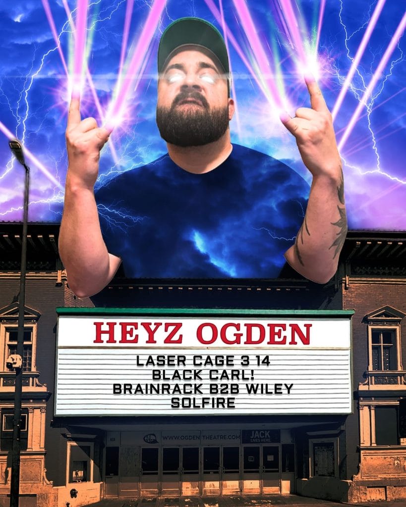 HEYZ、LASER CAGEを前にターンテーブルの裏側でリスクを取ることについて語る