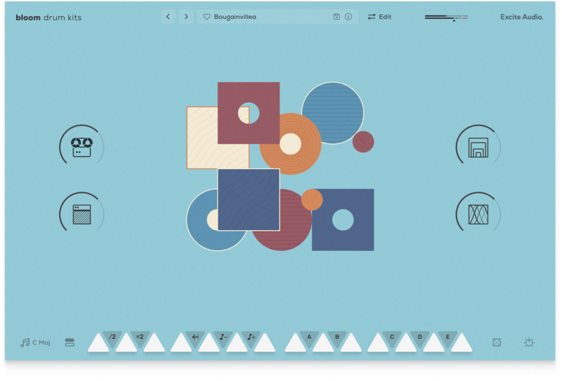 Excite Audio Launches Bloom Drum Kits For Live-Feeling Drum Production