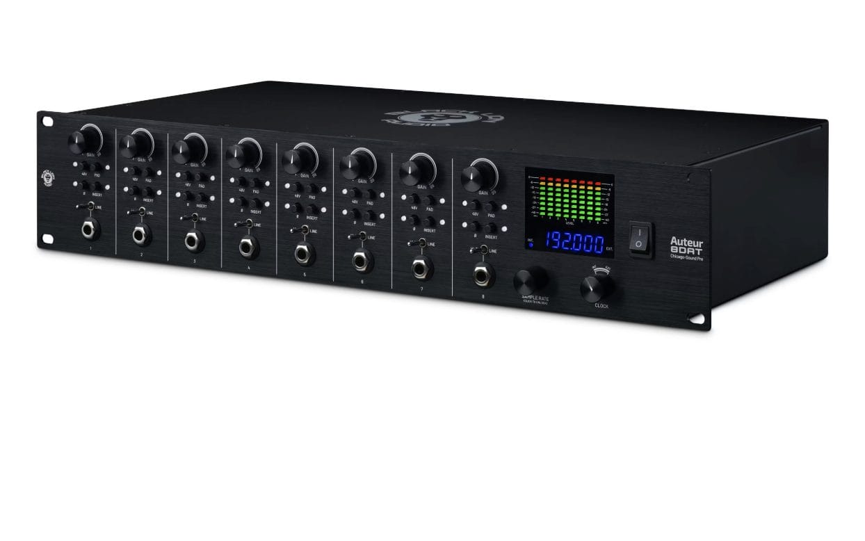Black Lion Audio Auteur 8DAT Adds Eight Auteur Preamps To ADAT Studios