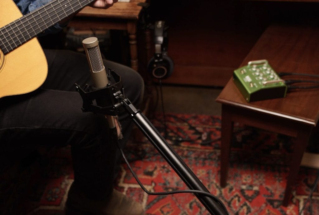 Royer Labs Bundles The R-12 With Its Sling-Shock Mount For Acoustic Guitar Recording