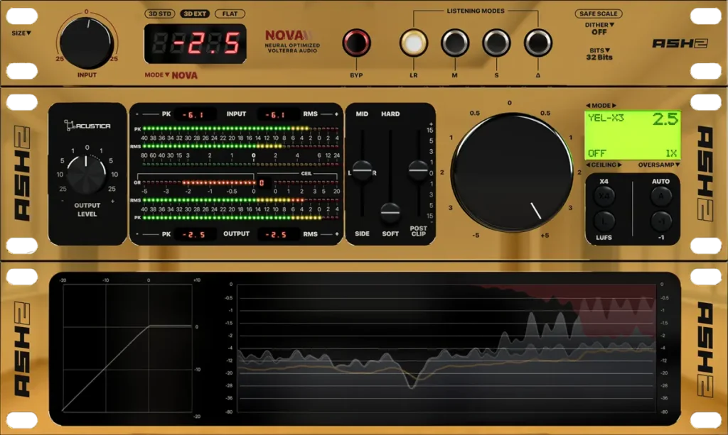 Acustica Audio ASH 2 Puts Clipping, Loudness, And Final Master Control In One Plugin