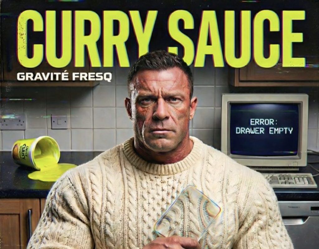 Gravité Fresq Turns Broken Tech Into Electro-Punk Friction On “Curry Sauce”