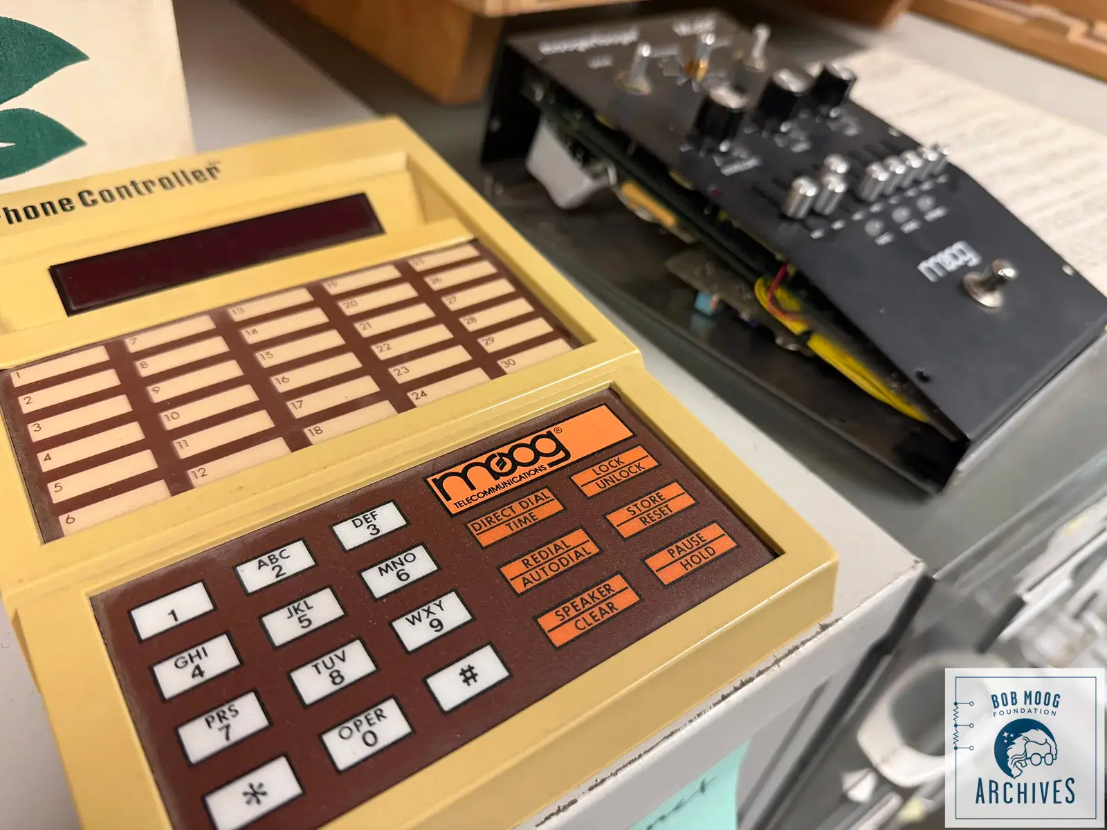Bob Moog’s Office Files Resurface