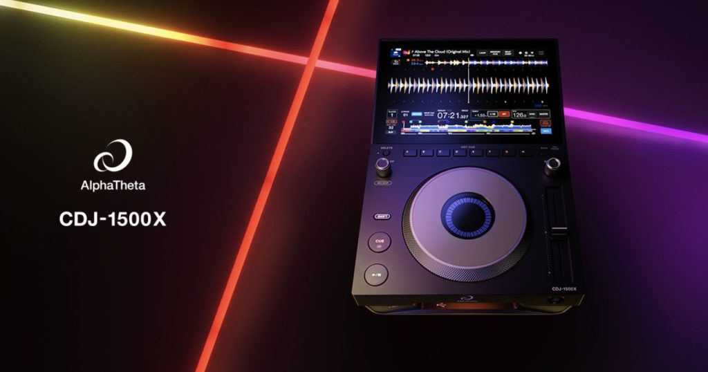 AlphaTheta CDJ-1500X Brings Club Player Features to Smaller DJ Booths