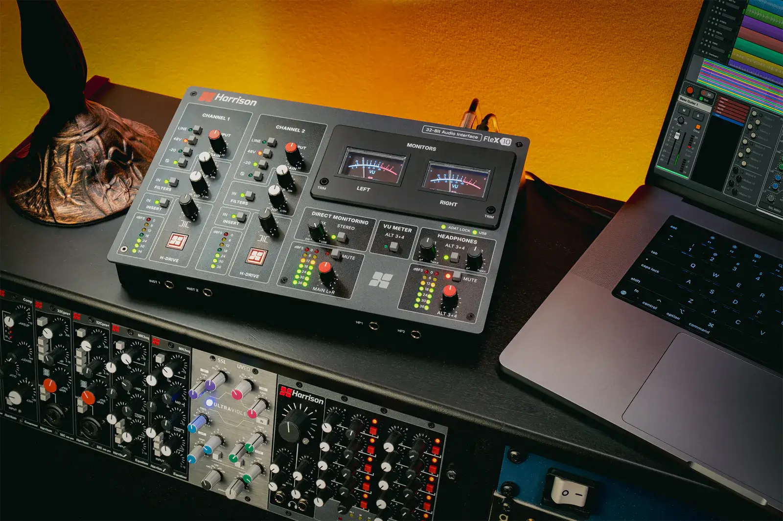 Harrison Flex-10 Puts Console Color on the Desk