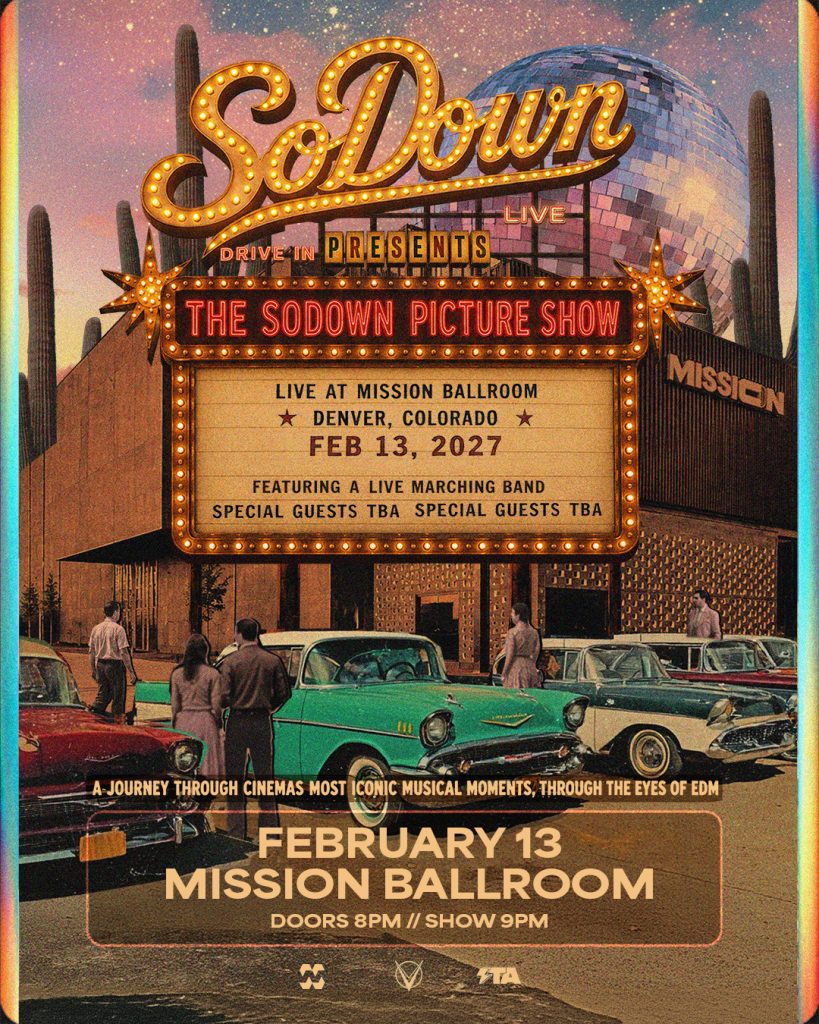 SoDown、シネマティックなMission Ballroomヘッドライナーイベント「The SoDown Picture Show」を発表