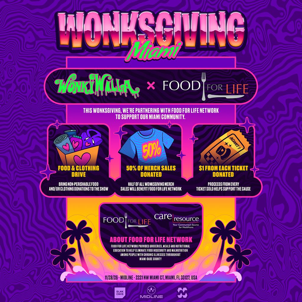 Wonksgiving, Midline Miami, Thanksgiving, Food For Life, charity